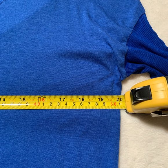 Women's Splendid Lightweight Long Sleeve Blue Top Supima Cotton Modal Size L - Picture 3 of 9